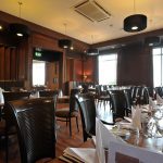 Clubroom Portrush Atlantic Hotel set for a private party